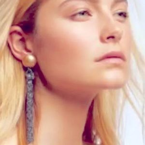 Free People Downtown Tassel Earrings In Metallic